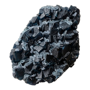 Dark Blue Cubic Fluorite Sculpture by Stillmantle
