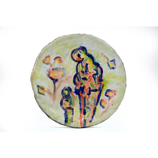 Modern Sirio Pellegrini, Mother and Child, 1960s, Ceramic For Sale - Image 3 of 6