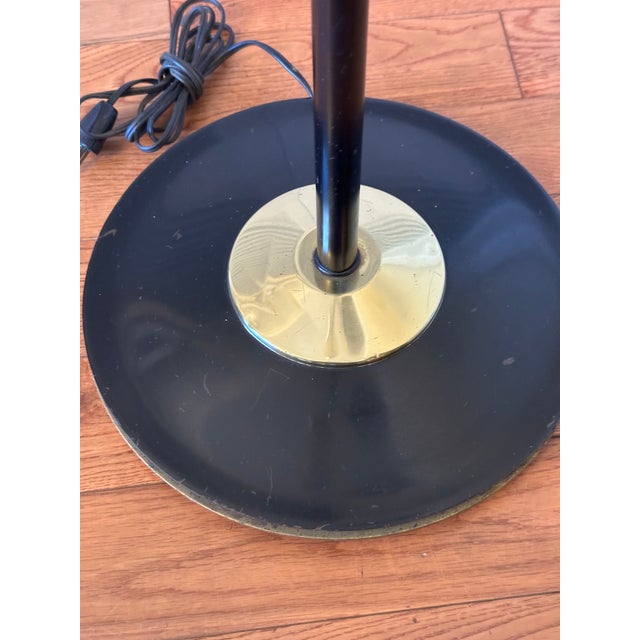 Mid-Century Floor Lamp Styled After Gerald Thurston for Lightolier For Sale - Image 11 of 12