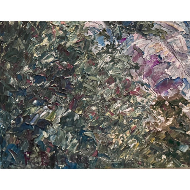 Marius Baron, The Verdon Gorge, 1930, Oil on Canvas, Framed For Sale - Image 4 of 7