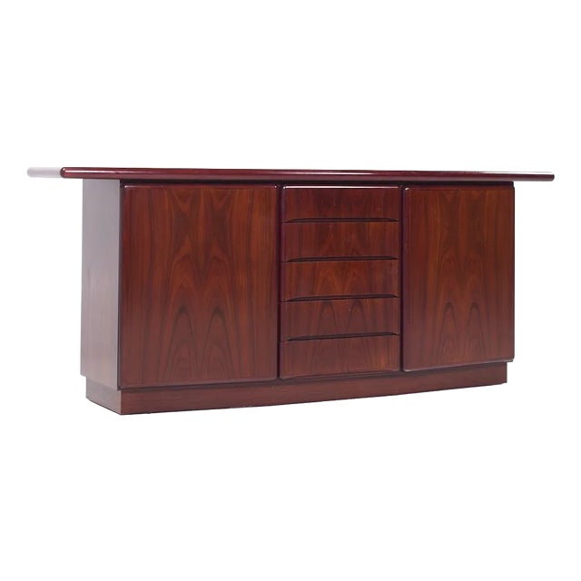 Skovby Mid Century Danish Rosewood Credenza For Sale
