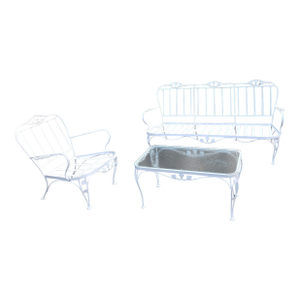 Vintage Wrought Iron Outdoor Patio Furniture