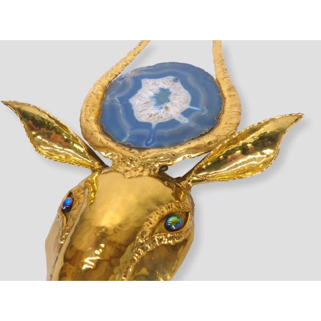 Brutalist Brutalist Gazelle Light Sculpture, 1980 For Sale - Image 3 of 8