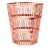 Crafted of openwork brass with a delicate rose gold finish, this superb paper basket elevates an everyday functional...