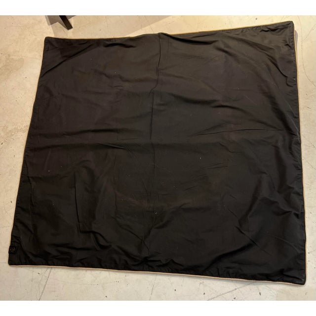 Black Vintage Decor of France Tapestry Card Table Sized Fruit Tablecloth For Sale - Image 8 of 13