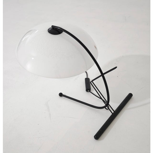 Table Lamp in Murano Glass and Black Metal, 1980s For Sale - Image 10 of 18