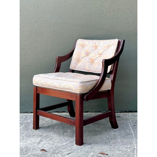 English Vintage Smith and Watson Dublin Grog Chair For Sale - Image 3 of 12