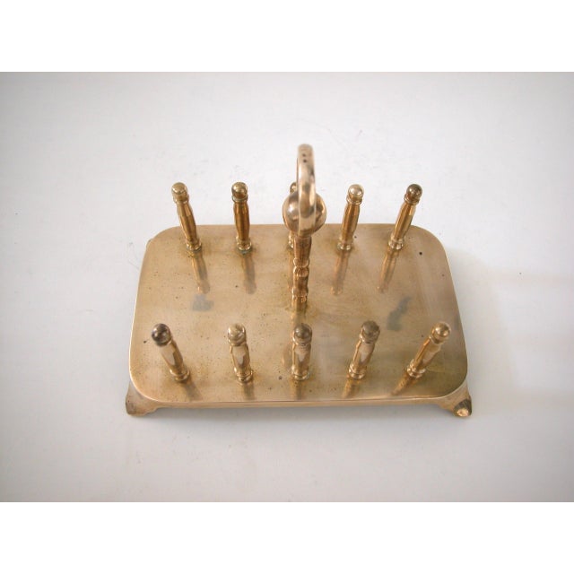 Brass Toast Rack Chairish