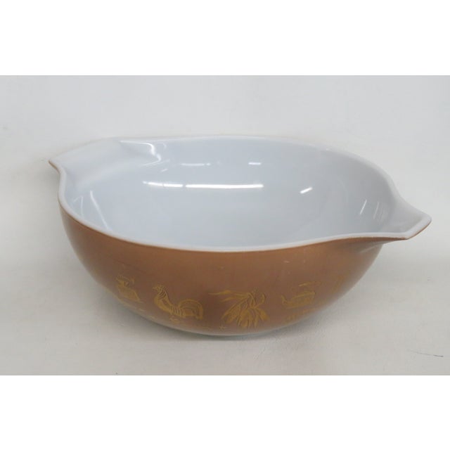 Mid 20th Century Pyrex Model No 444 Early American 4 Quart Cinderella Mixing Bowl Glass For Sale - Image 18 of 18