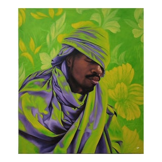 Sanctuary I, Oil on Canvas, 2024, Franklin Ifeanyi Igwenagu For Sale