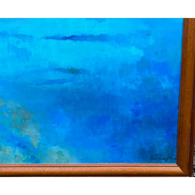 Late 20th Century Large American Oil on Canvas - The Dream - Signed and Dated For Sale - Image 5 of 9