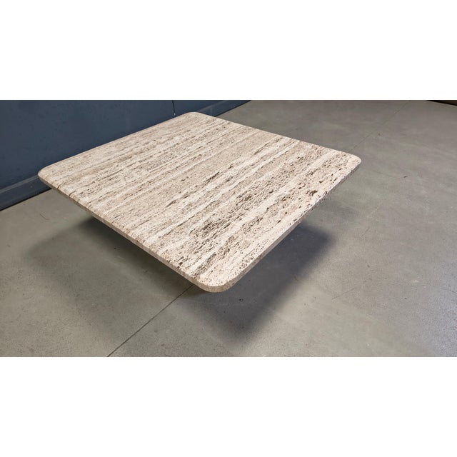 1970s Vintage Travertine Coffee Table, 1970s For Sale - Image 5 of 11