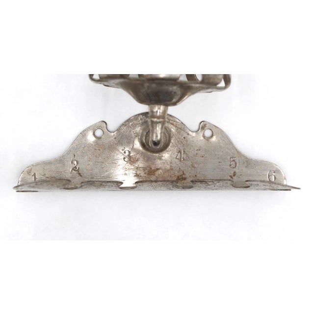 Antique Brasscrafters Bathroom Nickel Cup & Toothbrush Holder For Sale - Image 4 of 10