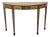 George III Style English Painted Demilune Console, Circa 1920 For Sale