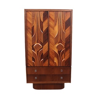 Mid-Century Style Brutalist Haberdashery Wardrobe For Sale