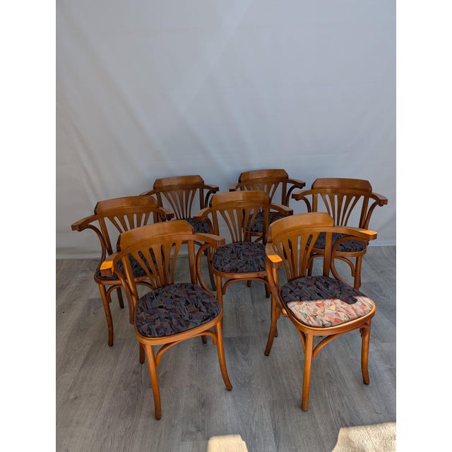 Ton Chair with Curved Armrests, 1960s For Sale - Image 11 of 13