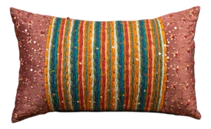 Vibrant Stripes Pillow Cover