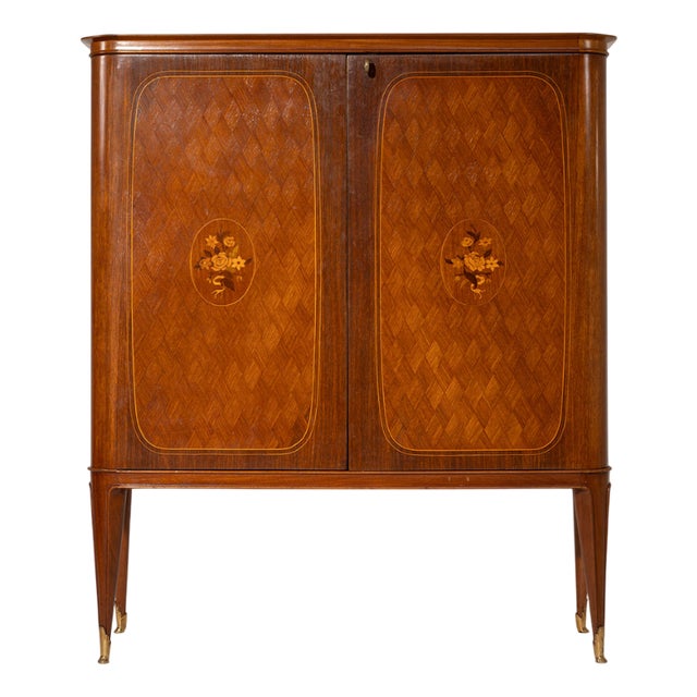 Italian Bar Cabinet, 1950s For Sale