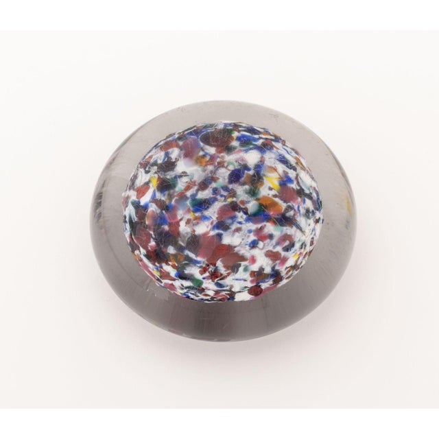 Collection of Six French, Scottish, and Murano Glass Paperweights For Sale - Image 11 of 13