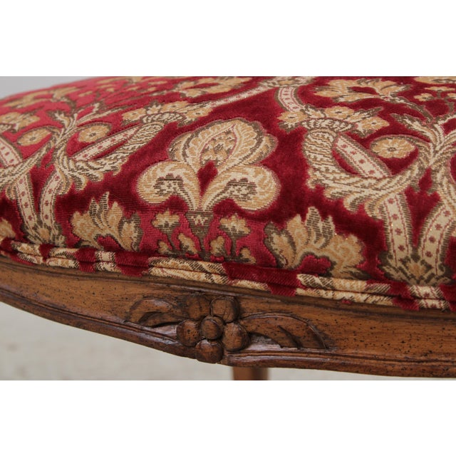 Wood Set of 8 Auffray & Co French Style Cane Back Dining Chairs For Sale - Image 7 of 18