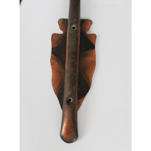 1940s Vintage 'PeeDee' Japanned Wall Tree Coat / Hat Rack For Sale - Image 5 of 9