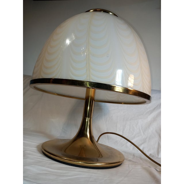 Large Murano Glass Table Lamp by F. Fabbian for Mazzega, 1960s For Sale - Image 12 of 14