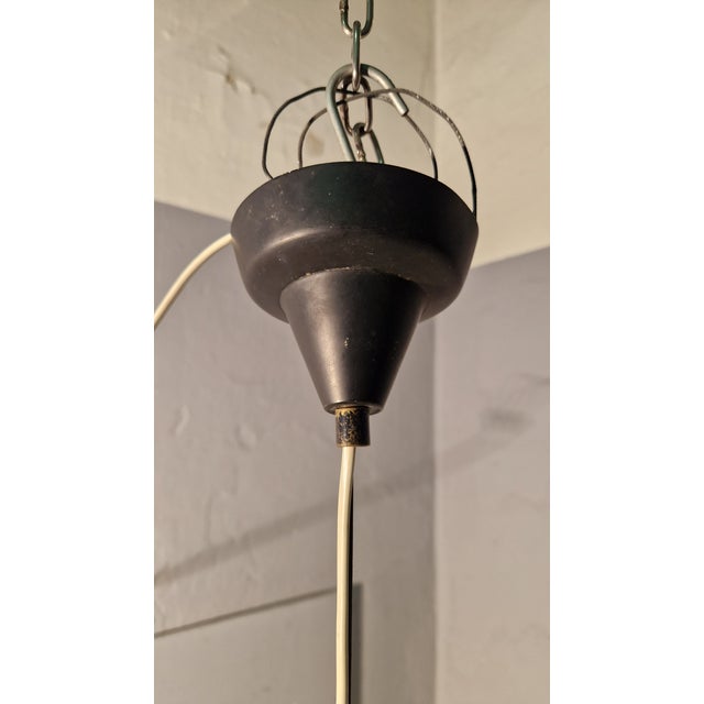 Model 2114 Pendant with Grey Opal Glass Lampshade by Gino Sarfatti for Arteluce, 1960s For Sale - Image 14 of 18