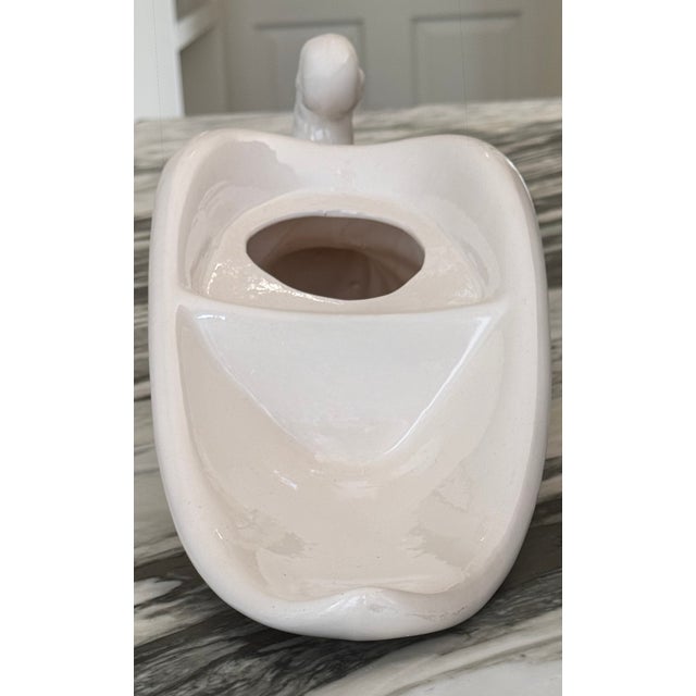 Mid-Century Studio Art Ceramic Cornucopia For Sale - Image 9 of 14