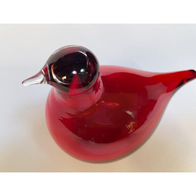 Tirri Mouth-Blown Glass Art Birds by Oiva Toikka for Iittala, Finland 1980s, Set of 2 For Sale - Image 15 of 18