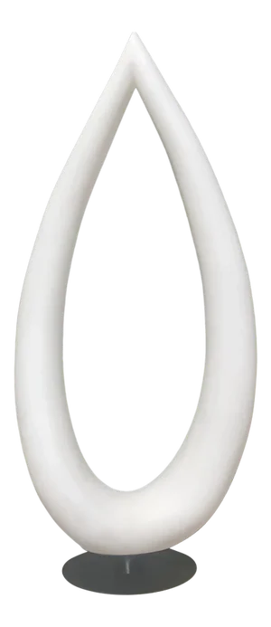 Vintage Monumental Tusk Style Floor Lamp