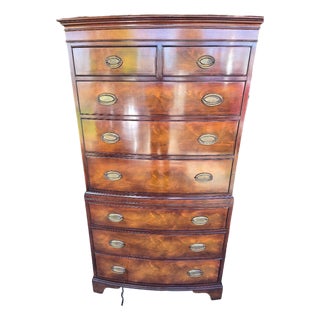 1950s Henredon 8 Drawer Mohagany Chest For Sale