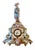 Late 19th century mantle clock. Rococo revival, Vion et Baury / France / Anchor stamp