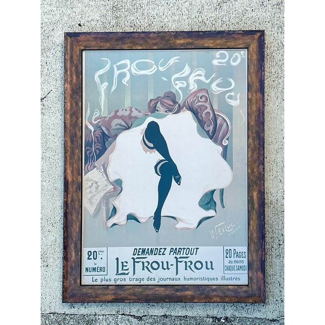 Art Nouveau Vintage French Can Can Poster For Sale - Image 3 of 12