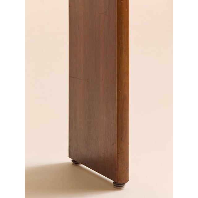 The Vintage MCM Teak Console Table For Sale - Image 9 of 12