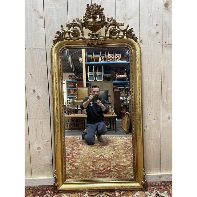 Artist: None Period: 19th century Style: Napoleon 3rd Condition: Perfect condition Material: Solid wood Length: 77Width:...