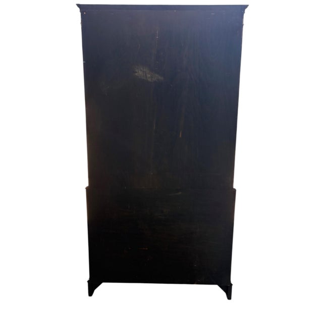 Mid 20th Century Chinoiserie China Cabinet/Hutch For Sale - Image 5 of 7