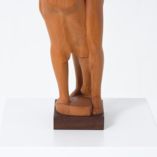 Jan Keustermans, Loving Couple, 1990s, Teak For Sale - Image 9 of 16