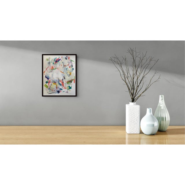 Gina Werfel creates dynamic, rhythmic compositions that explore the interplay of vivid color, lyrical gesture, and complex...
