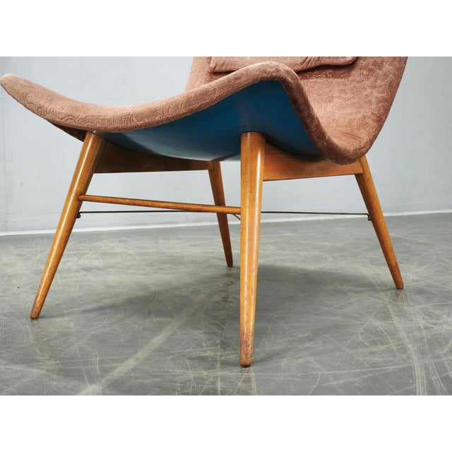 Shell Lounge Chairs by Miroslav Navrátil, Former Czechoslovakia, 1960s, Set of 2 For Sale - Image 6 of 16