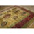 1920s Soft Yellow Field Antique Vase Floral Shou Symbols Chinese Art Deco Rug For Sale - Image 10 of 11