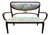 Upholstered Mahogany Bench from Thonet For Sale