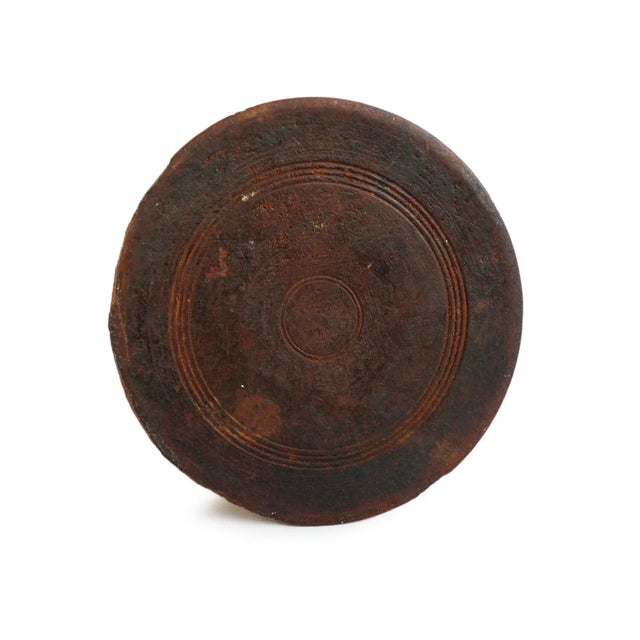 Old Nigerian tribal wood cup. Beautiful aged and worn paint provides an interesting texture and color. Useful and...