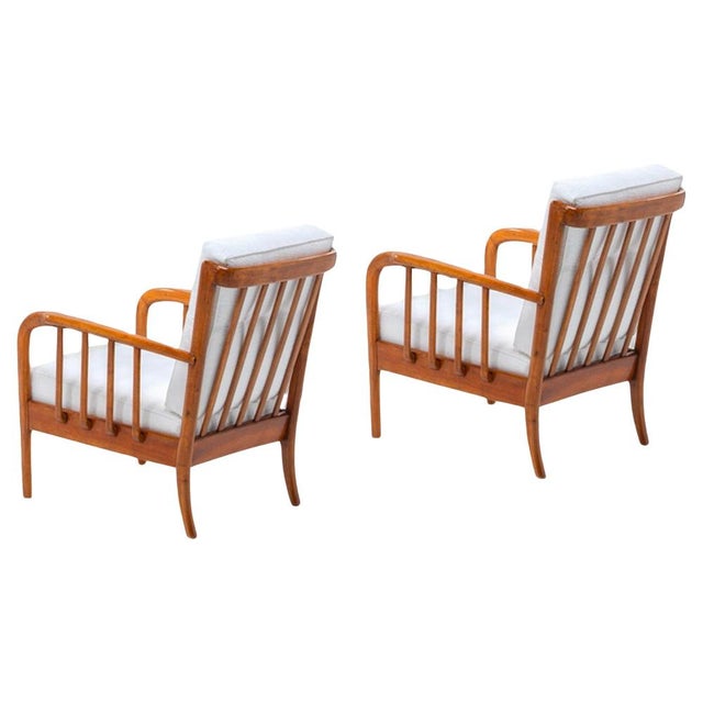 Set of Mid-Century Modern Chairs by Paolo Buffa, 1950s For Sale - Image 6 of 6