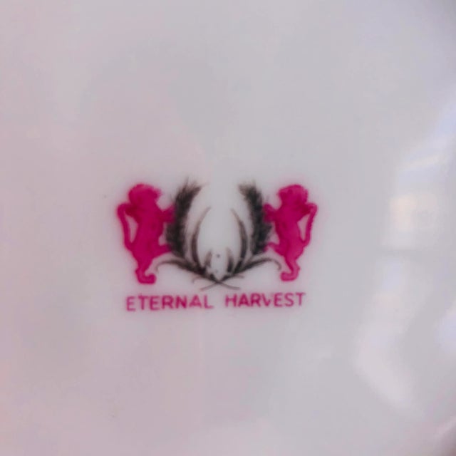 Midcentury Eternal Harvest Wheat Design China Bread / Dessert Plates- Set of 4 For Sale In New York - Image 6 of 7