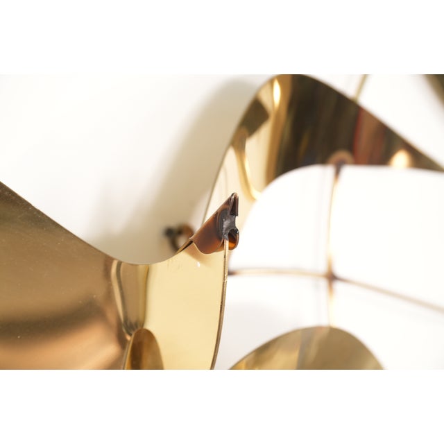 Curtis Jeré brass "Birds" wall sculpture featuring three seagulls in brass. This sculptural wall piece is a classic...