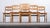 Brutalist Vintage Razor Blade Oak Dining Chairs by Henning Kjærnulf, 1960s, Set of 6 For Sale - Image 3 of 10