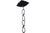 Vintage Pendant Lamp in Blown Glass and Wrought Iron, 1990 For Sale - Image 3 of 8