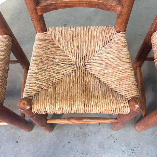 Vintage Farmer Chairs, 1960s, Set of 5 For Sale - Image 12 of 16
