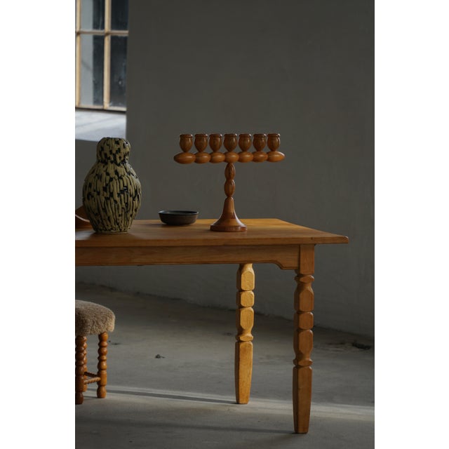 Mid-Century Modern Danish Rectangular Oak Dining Table from Henning Kjærnulf, 1960s For Sale - Image 3 of 18