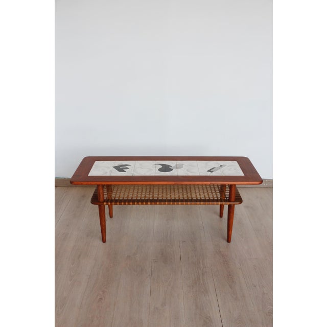 Vintage Teak and Ceramic Coffee Table from Gemina Møbler, 1960s For Sale - Image 14 of 15